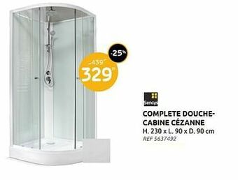 Brico Complete douchecabine cézanne aanbieding