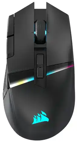 Coolblue Corsair Darkstar Wireless RGB MMO Souris Gamer aanbieding