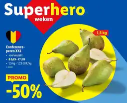 Lidl Conferenceperen XXL aanbieding