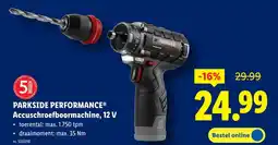 Lidl ccuschroefboormachine, 12 V aanbieding
