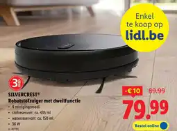 Lidl Robotstofzuiger met dweilfunctie aanbieding