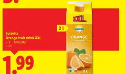 Lidl Orange fruit drink XXL aanbieding