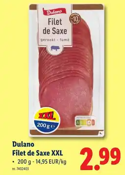 Lidl Filet de Saxe XXL aanbieding
