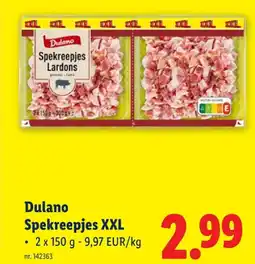 Lidl Spekreepjes XXL aanbieding