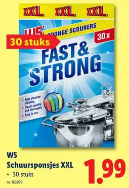 Lidl Schuursponsjes XXL aanbieding