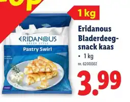 Lidl Bladerdeegsnack kaas aanbieding