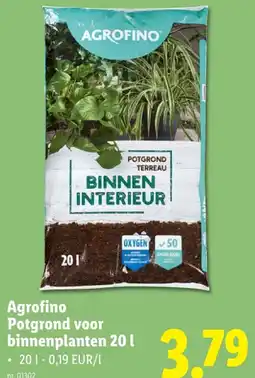 Lidl Potgrond voor binnenplanten 201 aanbieding