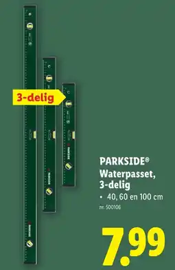 Lidl Waterpasset, 3-delig aanbieding