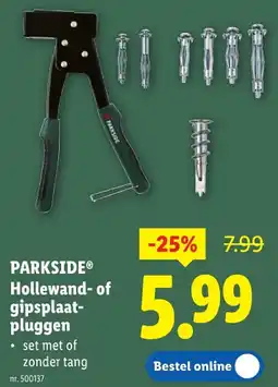 Lidl Hollewand- of gipsplaatpluggen aanbieding