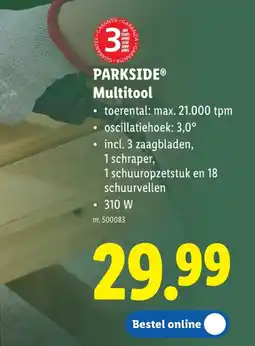 Lidl Multitool aanbieding
