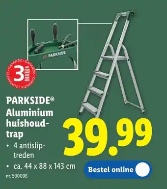 Aluminium huishoudtrap