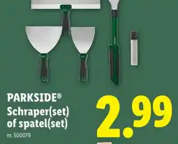 Lidl Schraper(set) of spatel(set) aanbieding