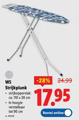 Lidl Strijkplank aanbieding