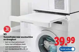 Lidl Tussenframe voor wasmachine en droogkast aanbieding