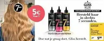 Express repair herstellende haarkuur
