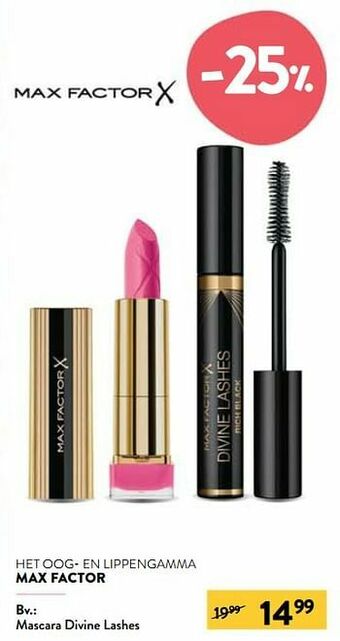Di Mascara divine lashes aanbieding