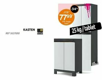 Brico Hoge kast aanbieding