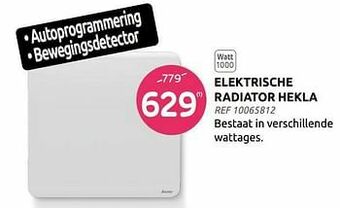 Brico Sauter elektrische radiator hekla aanbieding