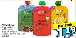 Albert Heijn Ella's Kitchen knijpzakjes aanbieding
