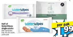 Albert Heijn Naïf of WaterWipes single-packs aanbieding