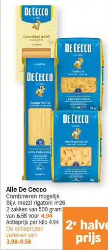 Albert Heijn Alle De Cecco aanbieding