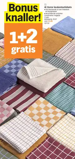 Albert Heijn At Home keukentextielsets aanbieding