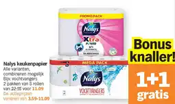 Albert Heijn Nalys keukenpapier aanbieding