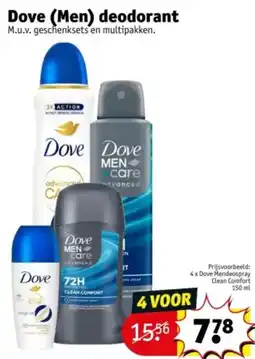 Kruidvat Dove (Men) deodorant aanbieding