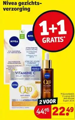 Kruidvat Nivea gezichtsverzorging aanbieding
