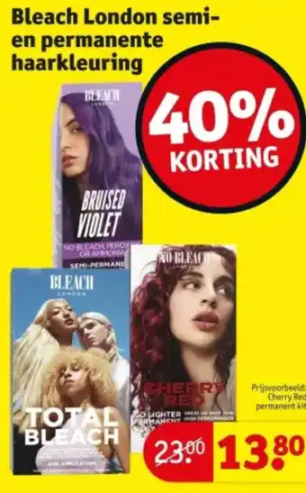 Kruidvat Bleach London semi en permanente haarkleuring aanbieding