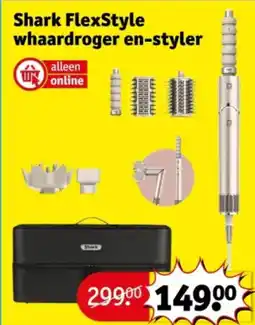 Kruidvat Shark FlexStyle whaardroger en-styler aanbieding