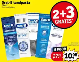 Kruidvat Oral-B tandpasta aanbieding