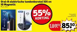 Kruidvat Oral-B elektrische tandenborstel 105 en io Magnetic aanbieding