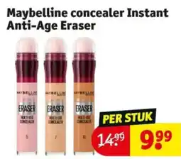 Kruidvat Maybelline concealer Instant Anti-Age Eraser aanbieding