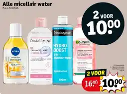 Kruidvat Alle micellair water aanbieding