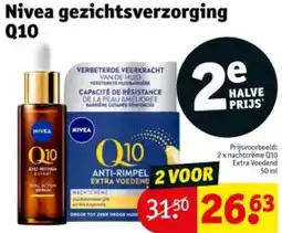 Kruidvat Nivea gezichtsverzorging Q10 aanbieding