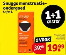 Kruidvat Snuggs menstruatie ondergoed St/mL aanbieding