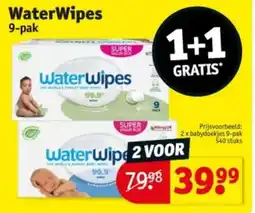Kruidvat WaterWipes aanbieding
