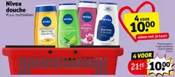 Kruidvat Nivea douche aanbieding
