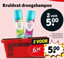 Kruidvat Kruidvat droogshampoo aanbieding
