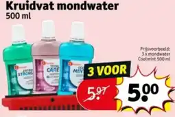 Kruidvat Kruidvat mondwater aanbieding