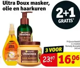 Kruidvat Ultra Doux masker, olie en haarkuren aanbieding