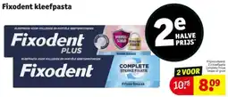 Kruidvat Fixodent kleefpasta aanbieding