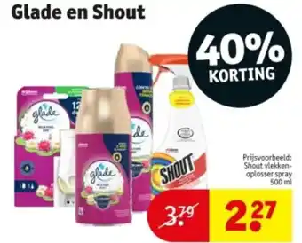 Kruidvat Glade en Shout aanbieding