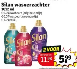 Kruidvat Silan wasverzachter aanbieding