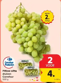 Carrefour Market Pitloze witte aanbieding