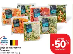 Carrefour Market Zakje soepgroenten Carrefour aanbieding