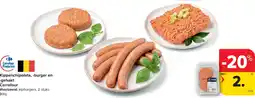 Carrefour Market Kippenchipolata, -burger en -gehakt Carrefour aanbieding