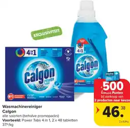Carrefour Market Calgon Wasmachinereiniger aanbieding
