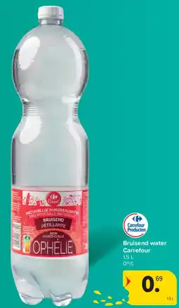 Carrefour Market Bruisend water carrefour aanbieding